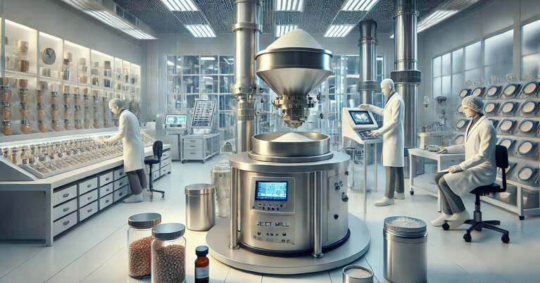 Применение воздушно-струйных мельниц в производстве косметических продуктов